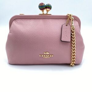 Coach Nora Kisslock C1451 Carnation Leather